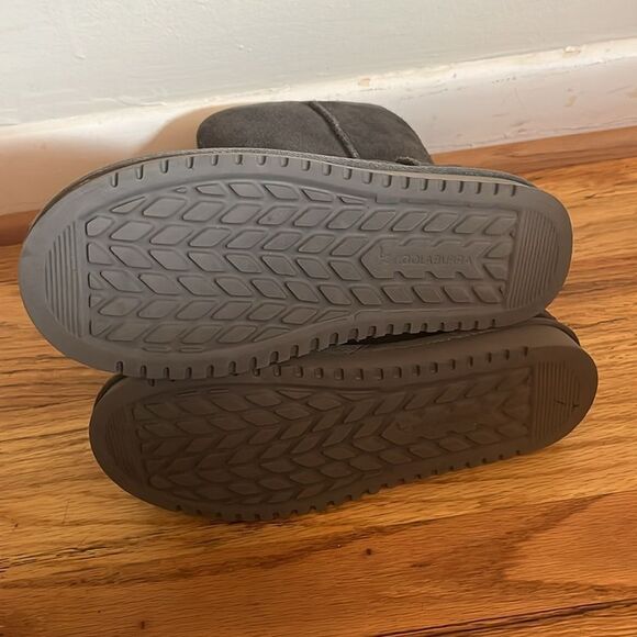 Koolaburra Gray Mid-Calf Boots with Plush Lining - Picture 3 of 8